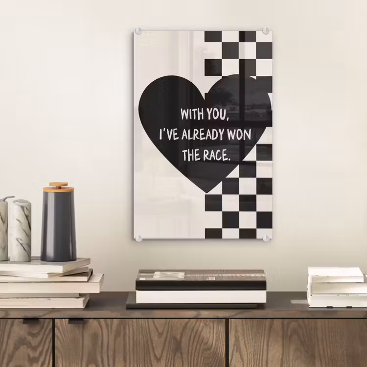 Glasbild - Liebe - Beige - Ethnie — 2