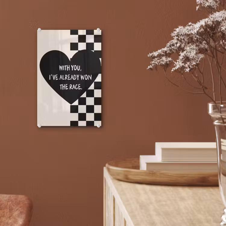 Glasbild - Liebe - Beige - Ethnie — 5