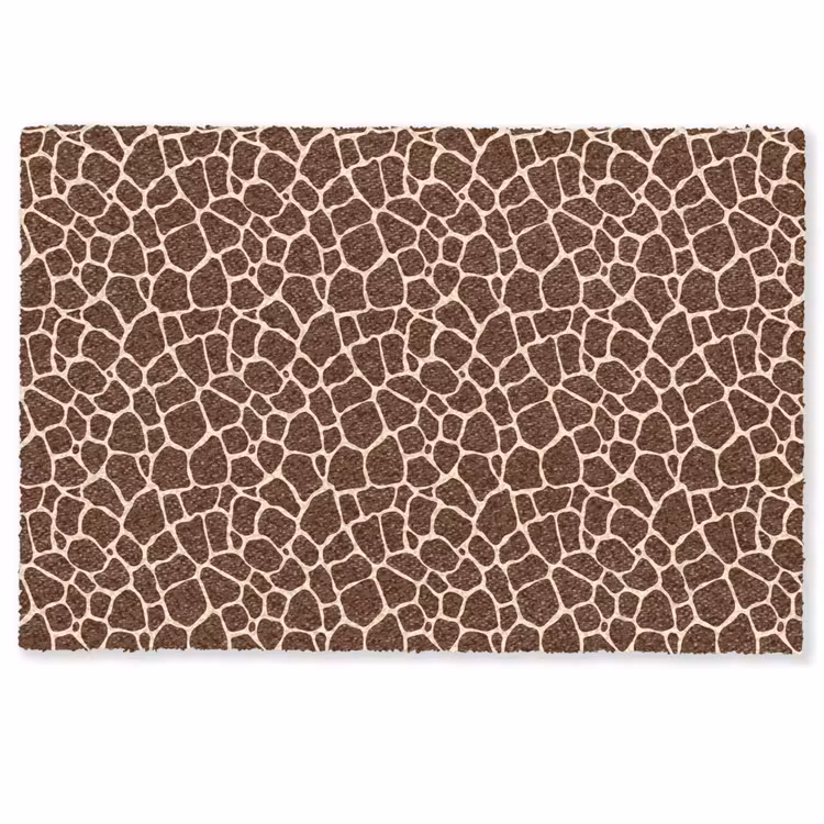 Fußmatte - Muster - Giraffe - Braun — 1