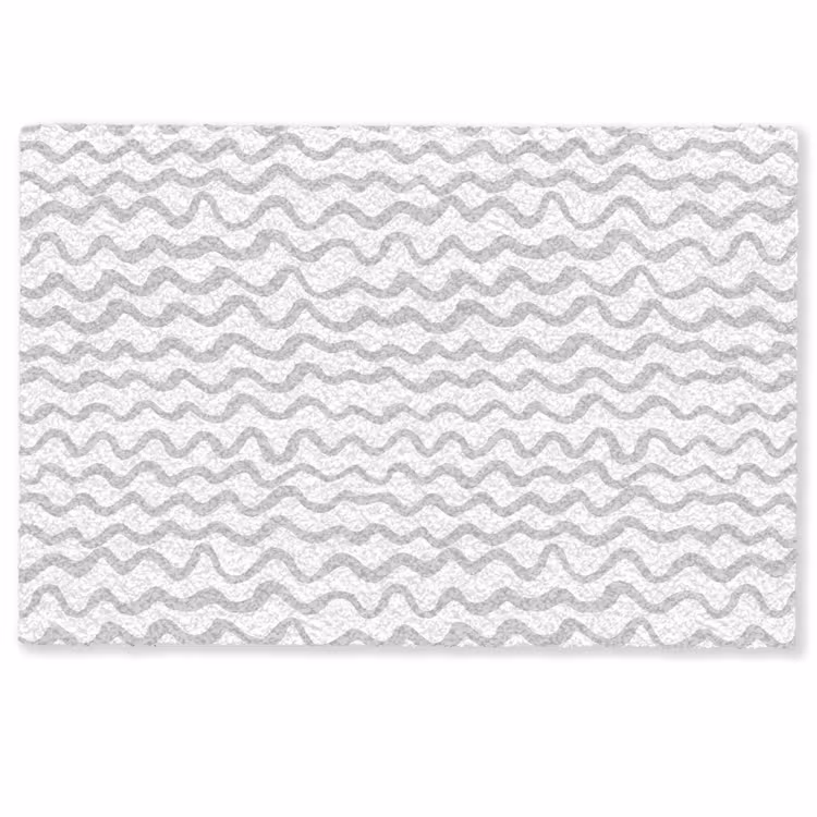 Fußmatte - Wellen - Muster - Grau — 1