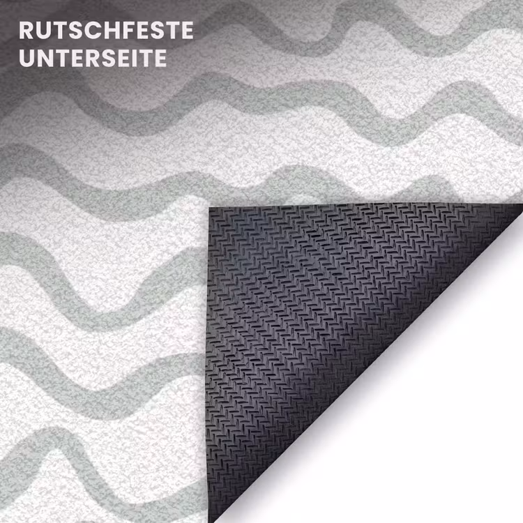 Fußmatte - Wellen - Muster - Grau — 6