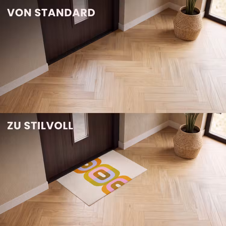 Fußmatte - Stapeln - Formen - Orange — 3