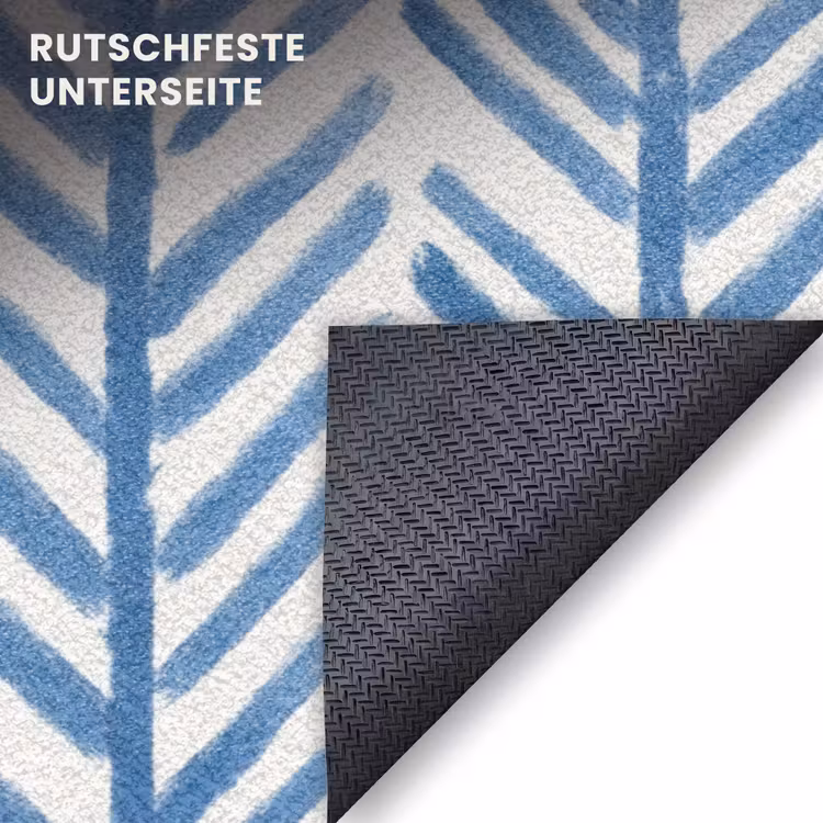 Fußmatte - Muster - Gestreift - Blau — 6