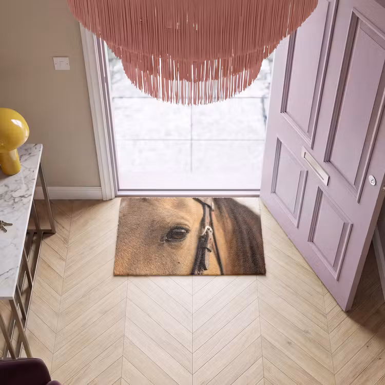 Fußmatte - Pferd - Auge - Braun — 4