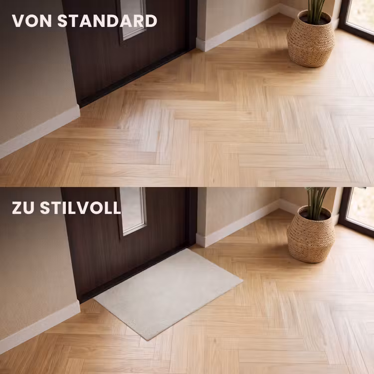 Fußmatte - Sandfarben - Modern - Glatt — 3