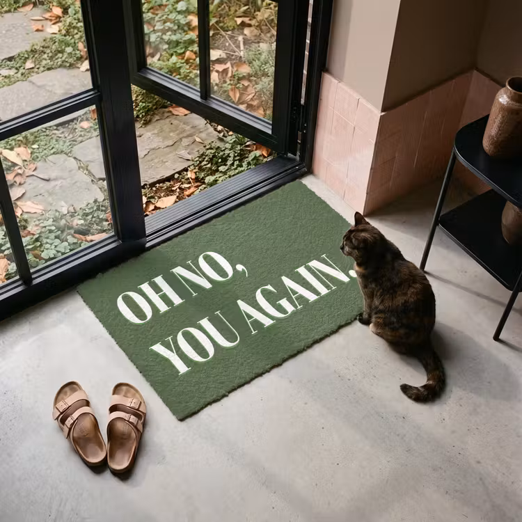 Fußmatte - Zitat - Grün — 2