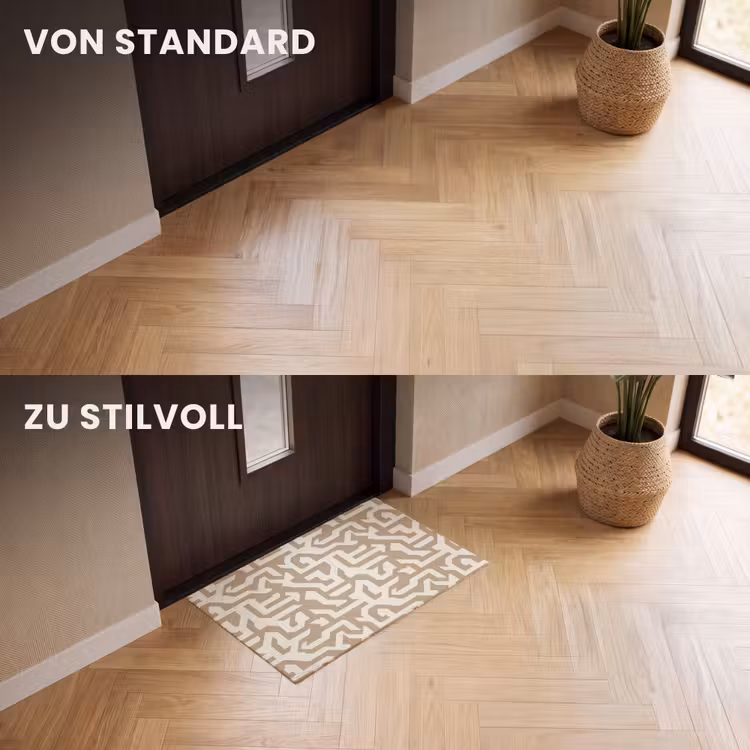 Fußmatte - Modern - Abstrakt - Beige — 3