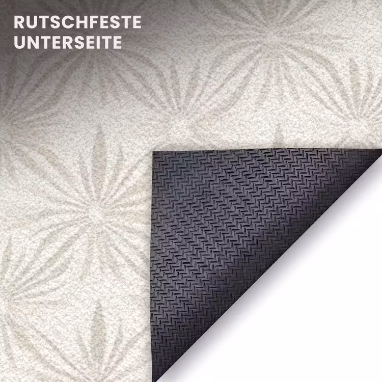 Fußmatte - Muster - Blumen - Beige — 6