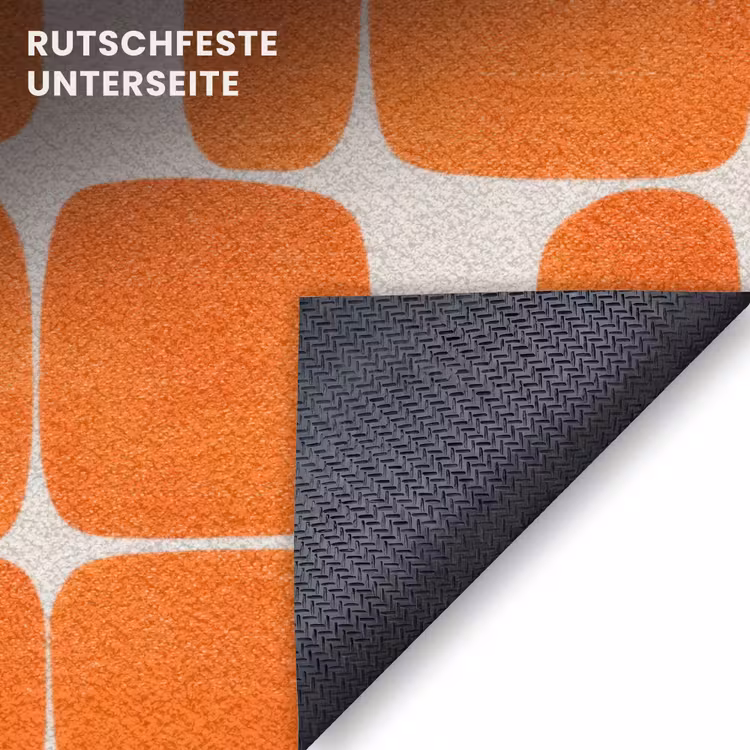 Fußmatte - Muster - Retro - Orange — 6