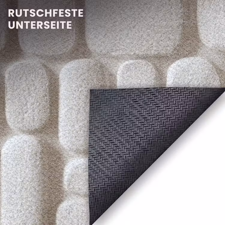 Fußmatte - Relief - Textur - Weiß — 6