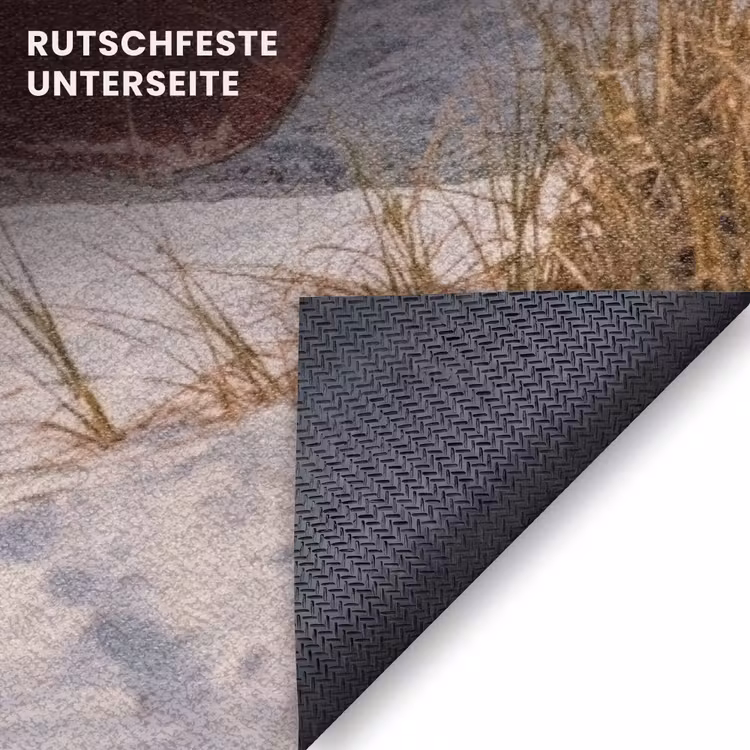 Fußmatte - Rustikal - Ruderboot - Sandstrand — 6