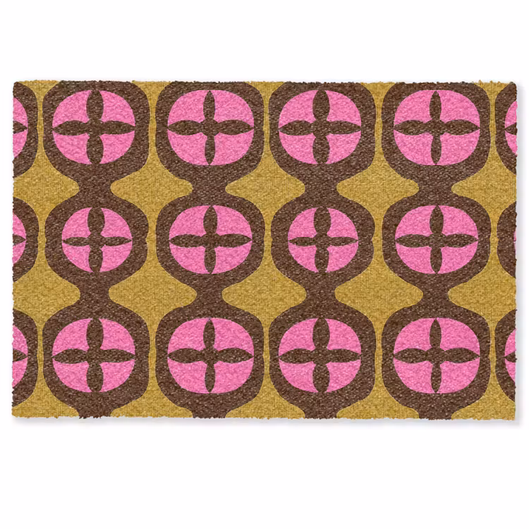 Fußmatte - Modern - Gemustert - Rosa — 1