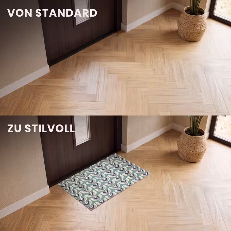 Fußmatte - Retro - Modern - Grün — 3