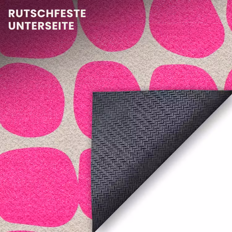 Fußmatte - Polka dots - Muster - Rosa — 6