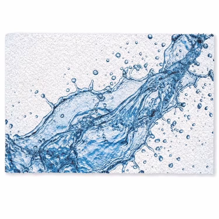 Fußmatte - Spash - Wasser - Blau — 1
