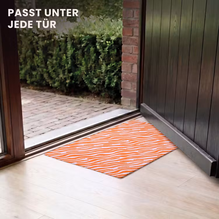 Fußmatte - Streifen - Dynamisch - Orange — 7