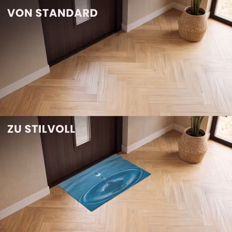 Fußmatte - Wassertropfen - Wasser - Oberfläche — 3