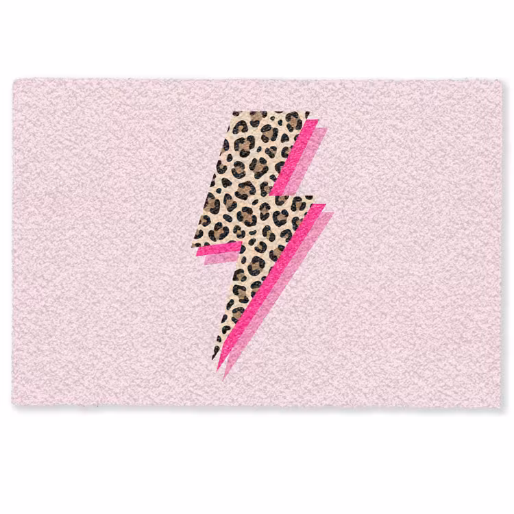 Fußmatte - Polka dots - Rosa - Blitz — 1