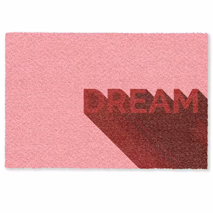 Fußmatte - Traum - 3D - Rot - Rosa — 1