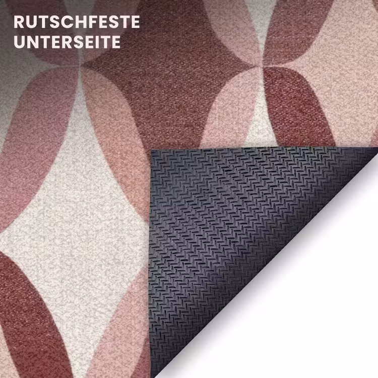 Fußmatte - Oval - Textur - Rosa — 6