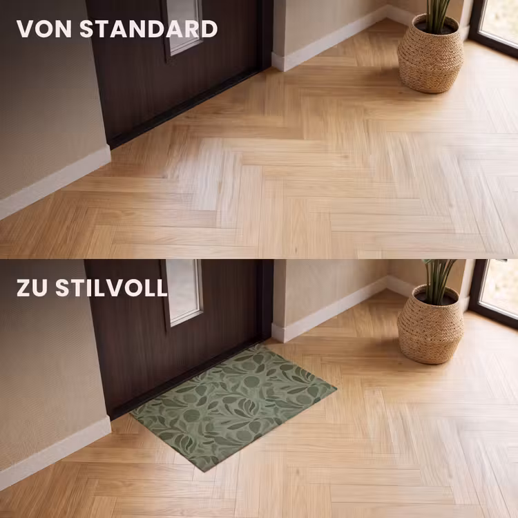 Fußmatte - Serene - Blätter - Grün — 3