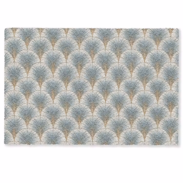 Fußmatte - Ventilator - Klassisch - Blau — 1