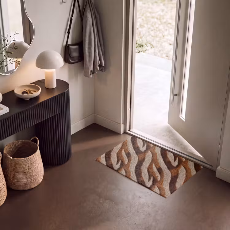 Fußmatte - Zebra – Braun – Muster — 8
