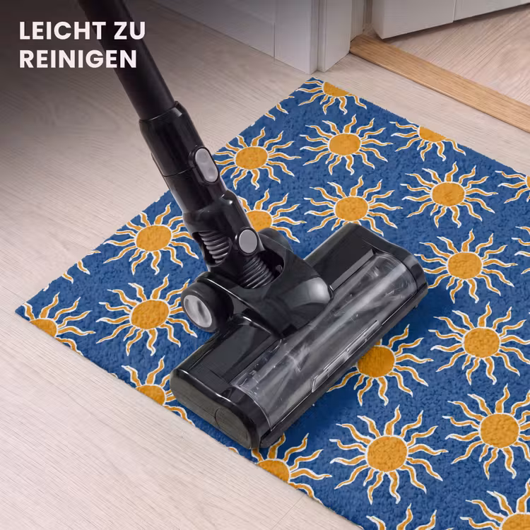 Fußmatte - Sonne - Muster - Blau — 9