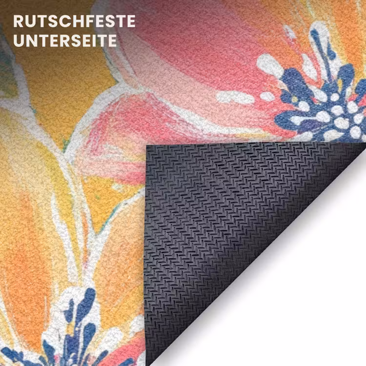 Fußmatte - Textur - Blumen - Farbenfroh — 6