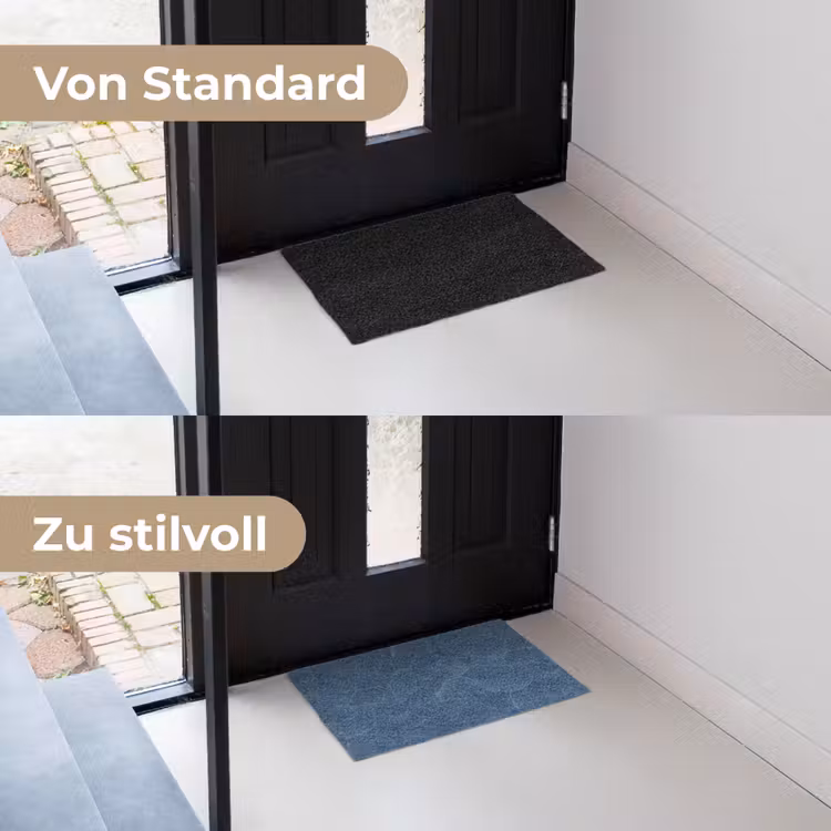 Fußmatte - Wellen - Textur - Muster - Blau — 3
