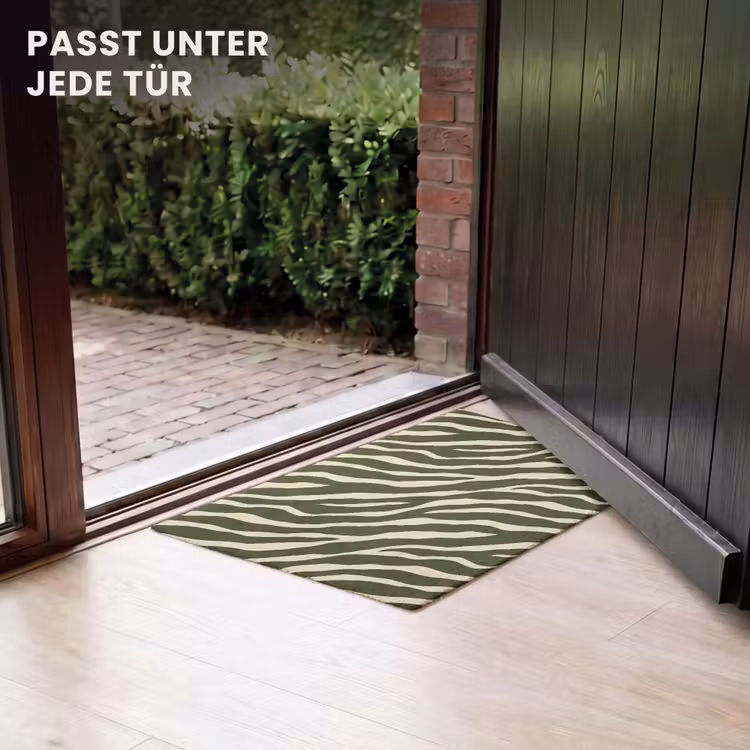 Fußmatte - Zebra - Muster - Grün — 7