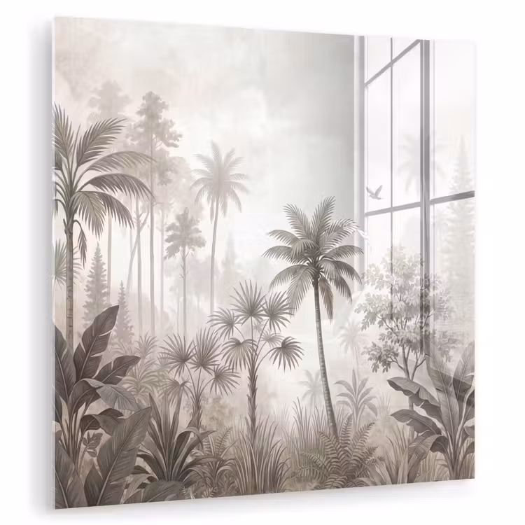 Glasbild - Dschungel - Palmen - Natur — 1