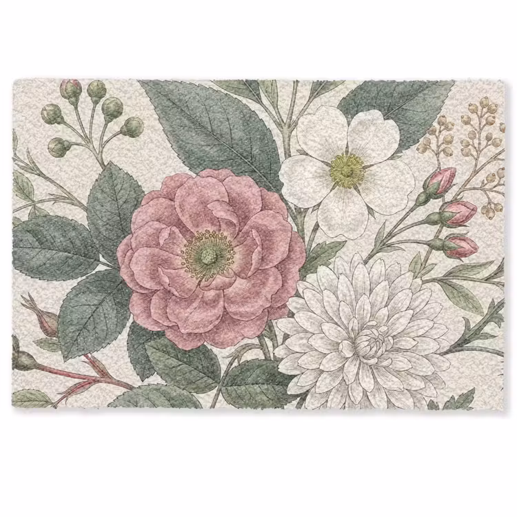 Fußmatte - Romantisch - Design - Farbenfroh — 1