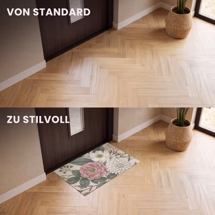 Fußmatte - Romantisch - Design - Farbenfroh — 3