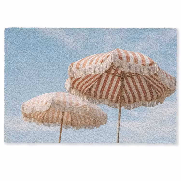 Fußmatte - Sonnenschirm - Luft - Rot — 1