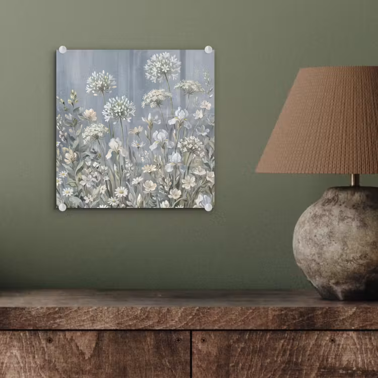 Glasbild - Blumen - Botanisch - Blau — 3