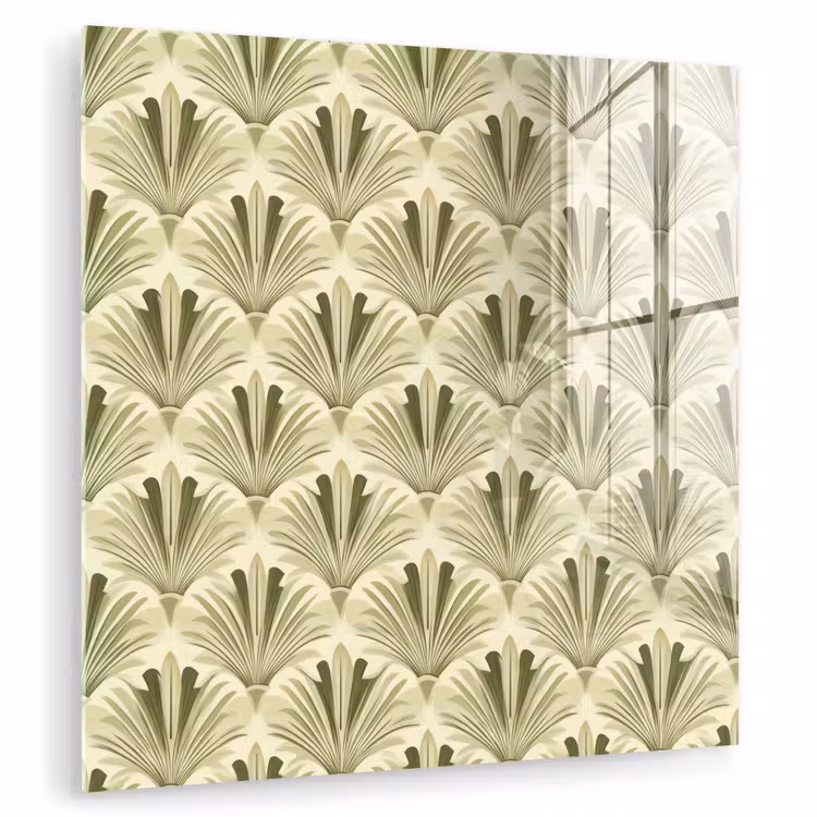 Glasbild - Klassisch - Ventilator - Grün — 1