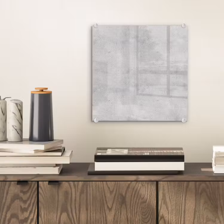 Glasbild - Grau - Konkret - Neutral — 2