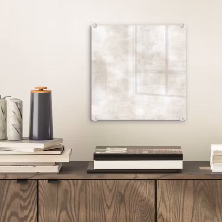 Glasbild - Dezent - Textur - Beige — 2