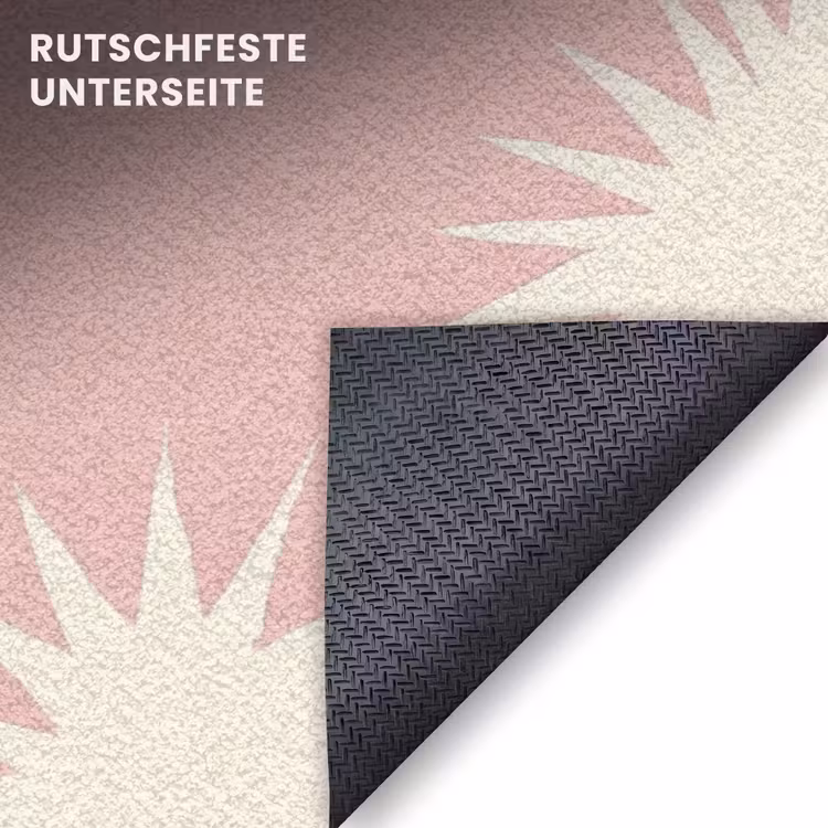 Fußmatte - Sonnen - Muster - Rosa — 6