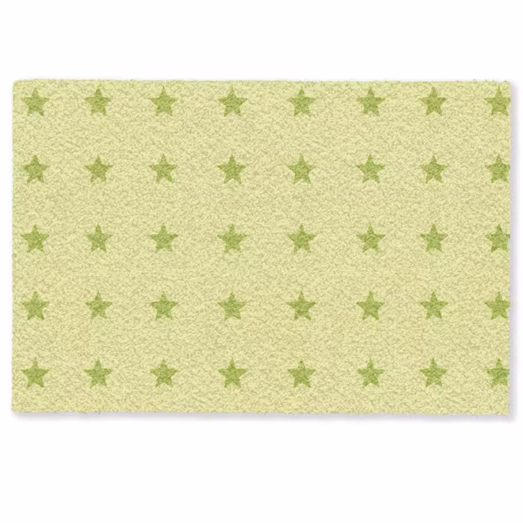 Fußmatte - Sterne - Muster - Grün — 1