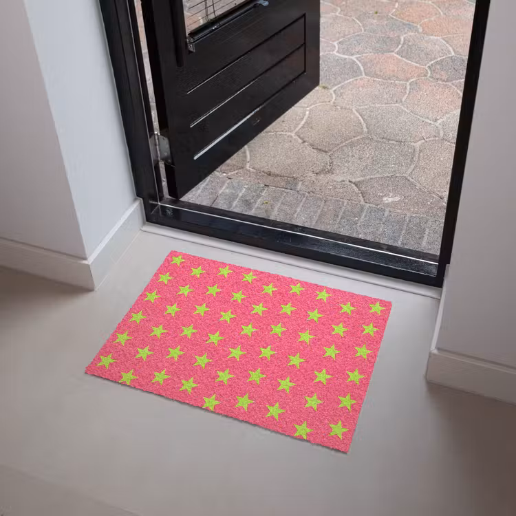 Fußmatte - Sterne - Muster - Rosa — 4