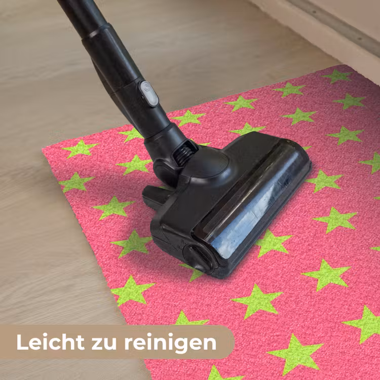 Fußmatte - Sterne - Muster - Rosa — 9