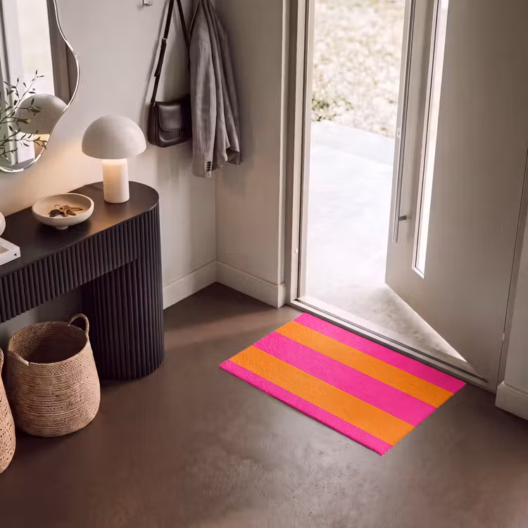 Fußmatte - Streifen - Horizontal - Rosa — 8