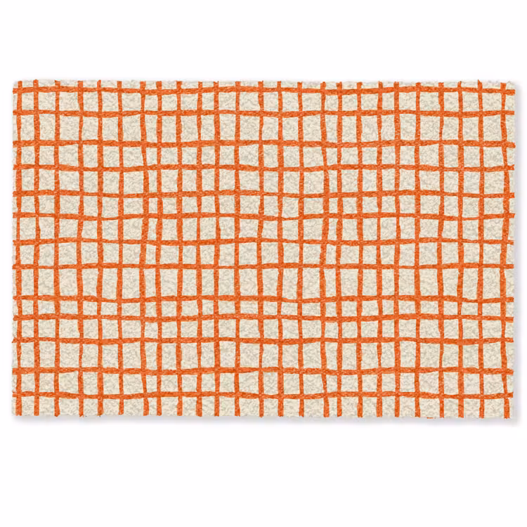 Fußmatte - Muster - Linien - Orange — 1