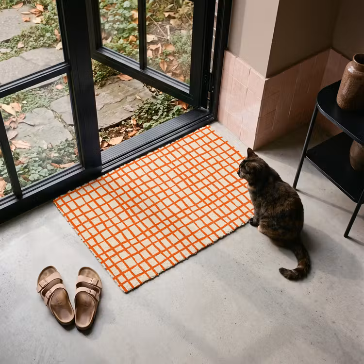 Fußmatte - Muster - Linien - Orange — 2