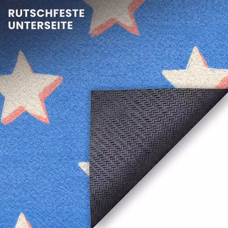 Fußmatte - Sterne - Muster - Blau — 6
