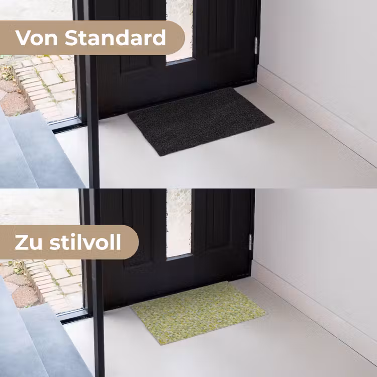 Fußmatte - Mosaik - Muster - Grün — 3