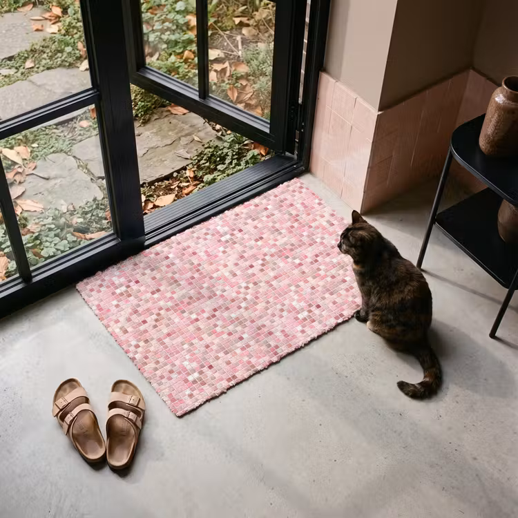 Fußmatte - Mosaik - Muster - Rosa — 2