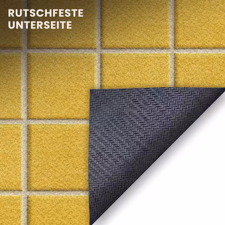 Fußmatte - Muster - Fliese - Ockergelb — 6